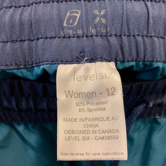 LevelSix Blue Women's Boardshorts (L) - Picture 3 of 3